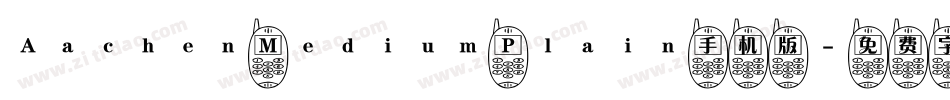 Aachen Medium Plain手机版字体转换